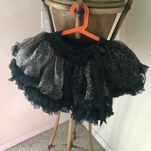 Popatu toddler girl tutu animal print size S